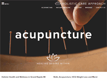 Tablet Screenshot of holisticcareapproach.com